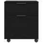 Gabinete para Archivos con cajón Roble Negro 45 x 38 x 54 cm en Armarios y almacenamiento | Comprar online en Foru.es