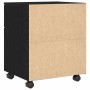 Gabinete para Archivos con cajón Roble Negro 45 x 38 x 54 cm en Armarios y almacenamiento | Comprar online en Foru.es
