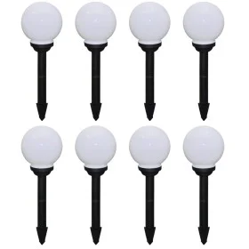Lámparas de jardín para camino 8 uds con pica de tierra 15 cm de vidaXL, Iluminación de exterior - Ref: Foro24-277114, Precio...
