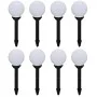 Lámparas de jardín para camino 8 uds con pica de tierra 15 cm de vidaXL, Iluminación de exterior - Ref: Foro24-277114, Precio...