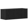 Gabinete de TV 2 pcs Roble Negro 80 x 30 x 30 cm en Muebles TV | Comprar online en Foru.es