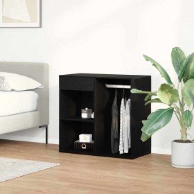 Gabinete de Cosméticos con cajón Roble Negro 80 x 40 x 75 cm en Armarios y almacenamiento | Comprar online en Foru.es