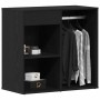 Gabinete de Cosméticos con cajón Roble Negro 80 x 40 x 75 cm en Armarios y almacenamiento | Comprar online en Foru.es