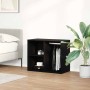 Gabinete de Cosméticos con estante Roble Negro 80 x 40 x 65 cm en Armarios y almacenamiento | Comprar online en Foru.es