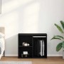 Gabinete de Cosméticos con estante Roble Negro 80 x 40 x 65 cm en Armarios y almacenamiento | Comprar online en Foru.es