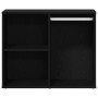 Gabinete de Cosméticos con estante Roble Negro 80 x 40 x 65 cm en Armarios y almacenamiento | Comprar online en Foru.es
