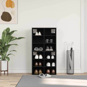 Armario Zapatero 2 pcs Roble Negro 52 x 30 x 50,5 cm en Armarios y almacenamiento | Comprar online en Foru.es