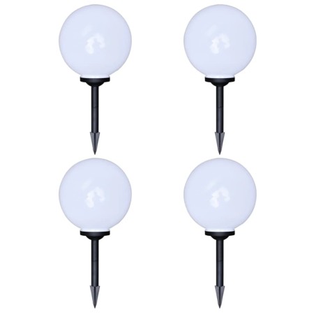 Lámparas de jardín para camino 4 uds con pica de tierra 30 cm de vidaXL, Iluminación de exterior - Ref: Foro24-277116, Precio...