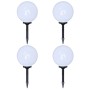 Lámparas de jardín para camino 4 uds con pica de tierra 30 cm de vidaXL, Iluminación de exterior - Ref: Foro24-277116, Precio...