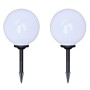 Lámparas de jardín para camino 4 uds con pica de tierra 30 cm de vidaXL, Iluminación de exterior - Ref: Foro24-277116, Precio...