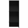 Gabinete de pasillo con estante Roble Negro 97,5 x 37 x 99 cm en Armarios y almacenamiento | Comprar online en Foru.es
