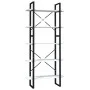 Estantería 5 niveles madera de ingeniería blanca 80x30x175 cm de vidaXL, Librerías y estanterías - Ref: Foro24-3081988, Preci...