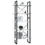 Estantería 5 niveles madera de ingeniería blanca 80x30x175 cm de vidaXL, Librerías y estanterías - Ref: Foro24-3081988, Preci...