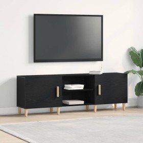 Gabinete de TV Roble Negro 150 x 30 x 50 cm en Muebles TV | Comprar online en Foru.es