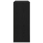 Mueble de pared con estante Roble Negro 80 x 33 x 80 cm en Armarios y almacenamiento | Comprar online en Foru.es