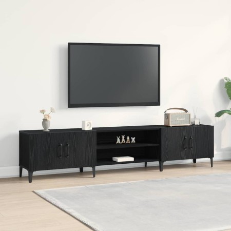 Gabinete de TV Roble Negro 180 x 31,5 x 40 cm en Muebles TV | Comprar online en Foru.es