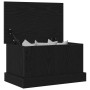 Caja de Almacenamiento Roble negro 50 x 30 x 28 cm en Baúles de almacenamiento | Comprar online en Foru.es