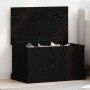 Caja de Almacenamiento Roble negro 70 x 40 x 28 cm en Baúles de almacenamiento | Comprar online en Foru.es