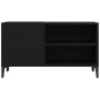 Mueble para discos de vinilo Roble Negro 84,5 x 38 x 48 cm en Armarios y almacenamiento | Comprar online en Foru.es