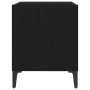 Mueble para discos de vinilo Roble Negro 84,5 x 38 x 48 cm en Armarios y almacenamiento | Comprar online en Foru.es