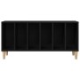 Mueble para discos de vinilo Roble Negro 100 x 38 x 48 cm en Armarios y almacenamiento | Comprar online en Foru.es