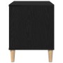 Mueble para discos de vinilo Roble Negro 100 x 38 x 48 cm en Armarios y almacenamiento | Comprar online en Foru.es