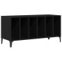 Mueble para discos de vinilo Roble Negro 100 x 38 x 48 cm en Armarios y almacenamiento | Comprar online en Foru.es