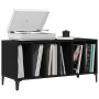 Mueble para discos de vinilo Roble Negro 100 x 38 x 48 cm en Armarios y almacenamiento | Comprar online en Foru.es