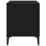 Mueble para discos de vinilo Roble Negro 100 x 38 x 48 cm en Armarios y almacenamiento | Comprar online en Foru.es