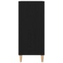 Mueble para discos de vinilo Roble Negro 84,5 x 38 x 89 cm en Armarios y almacenamiento | Comprar online en Foru.es