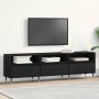Mueble de TV con cajón Roble Negro 150 x 30 x 44,5 cm en Muebles TV | Comprar online en Foru.es