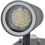 Aplique de pared con sensor y LED, acero inoxidable, negro de vidaXL, Iluminación de exterior - Ref: Foro24-41097, Precio: 38...
