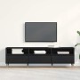Mueble de TV con cajón Roble Negro 150 x 30 x 44,5 cm en Muebles TV | Comprar online en Foru.es