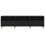 Mueble de TV con cajón Roble Negro 150 x 30 x 44,5 cm en Muebles TV | Comprar online en Foru.es