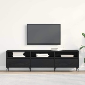 Mueble de TV Roble Negro 150 x 30 x 44,5 cm en Muebles TV | Comprar online en Foru.es
