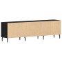 Mueble de TV Roble Negro 150 x 30 x 44,5 cm en Muebles TV | Comprar online en Foru.es