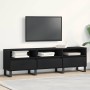 Mueble de TV con cajón Roble Negro 150 x 30 x 44,5 cm en Muebles TV | Comprar online en Foru.es