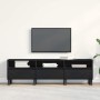 Mueble de TV con cajón Roble Negro 150 x 30 x 44,5 cm en Muebles TV | Comprar online en Foru.es