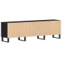 Mueble de TV con cajón Roble Negro 150 x 30 x 44,5 cm en Muebles TV | Comprar online en Foru.es