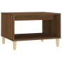 Mesa de centro madera contrachapada marrón roble 60x50x40 cm de vidaXL, Mesas de centro - Ref: Foro24-817521, Precio: 38,09 €...