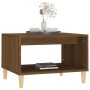 Mesa de centro madera contrachapada marrón roble 60x50x40 cm de vidaXL, Mesas de centro - Ref: Foro24-817521, Precio: 38,09 €...