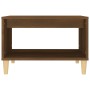 Mesa de centro madera contrachapada marrón roble 60x50x40 cm de vidaXL, Mesas de centro - Ref: Foro24-817521, Precio: 38,09 €...