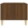 Mesa de centro madera contrachapada marrón roble 60x50x40 cm de vidaXL, Mesas de centro - Ref: Foro24-817521, Precio: 38,09 €...