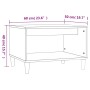 Mesa de centro madera contrachapada marrón roble 60x50x40 cm de vidaXL, Mesas de centro - Ref: Foro24-817521, Precio: 38,09 €...