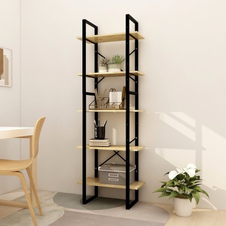 Estantería de 5 niveles madera maciza pino 60x30x175 cm de vidaXL, Librerías y estanterías - Ref: Foro24-3081983, Precio: 104...