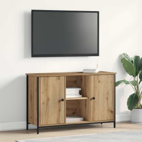 Conjunto de mueble de TV Roble artesanal 101 x 35 x 65 cm en Muebles TV | Comprar online en Foru.es