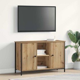 Conjunto de mueble de TV Roble artesanal 101 x 35 x 65 cm en Muebles TV | Comprar online en Foru.es