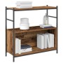 Estante de libros Roble ahumado 80 x 30 x 78.5 cm en Librerías y estanterías | Comprar online en Foru.es