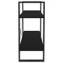Estantería de 2 niveles madera contrachapada negro 100x30x70 cm de vidaXL, Librerías y estanterías - Ref: Foro24-806468, Prec...