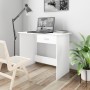 Escritorio de madera contrachapada blanco 100x50x76 cm de vidaXL, Escritorios - Ref: Foro24-800549, Precio: 59,21 €, Descuent...